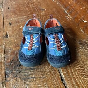 OshKosh B'gosh Kids Navy and Orange Sneakers